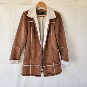 Vintage Women's Brown Shearling Coat